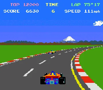 Pole Position screen shot game playing